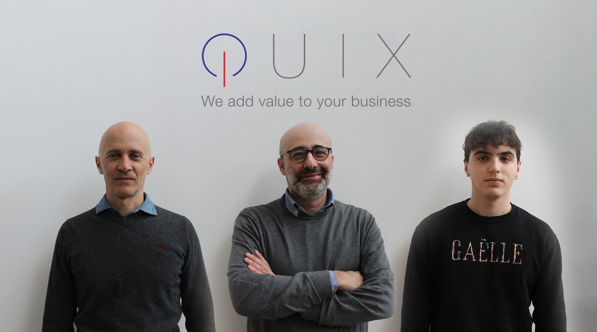 3 persone di Quix - Quix, azienda di consulenza informatica raggiunge i 100 dipendenti.